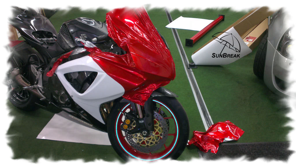 Folierung (Car Wrapping) Motorrad
