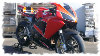 Sunbreak Scheibentoenung aus Roedermark Folierung eines Motorrad